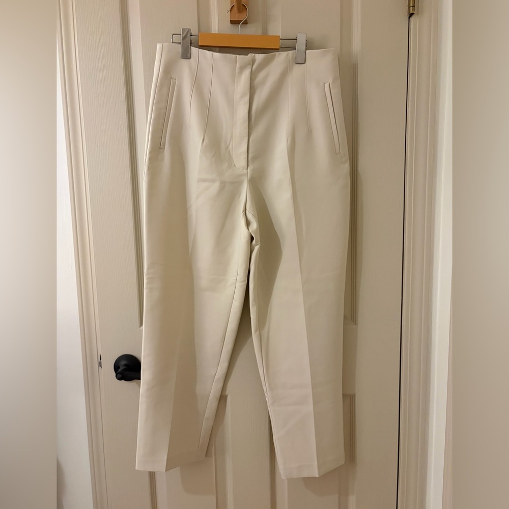 Zara Cream Women's Trousers